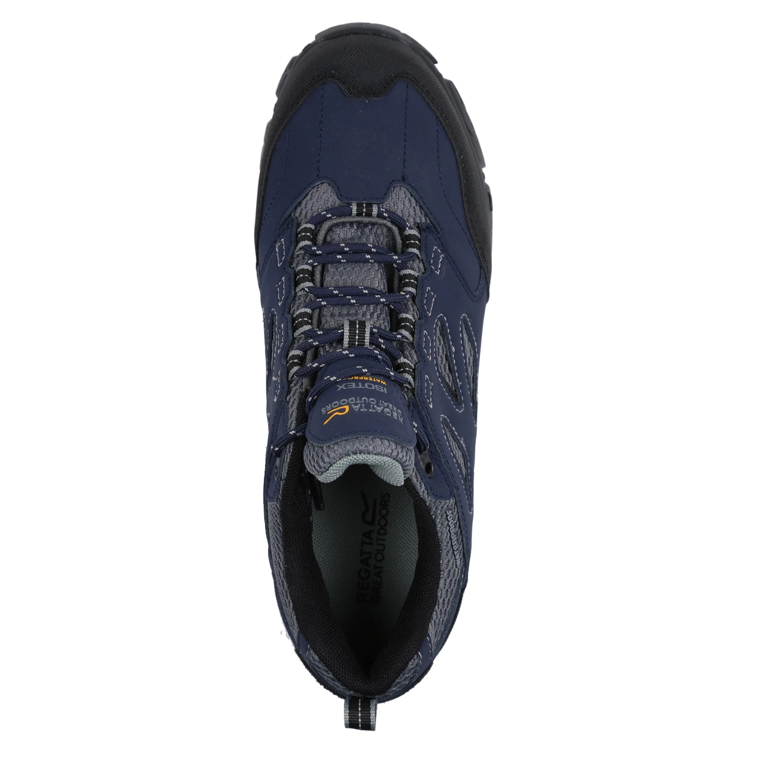 Regatta Mens Holcombe Waterproof Walking Shoe -NAVY Mens Footwear