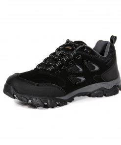 Regatta Mens Holcombe Waterproof Walking Shoe -BLACK/GRANITE