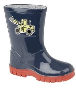 Dunlop Kids Digger Welly Kids Puddlesuits