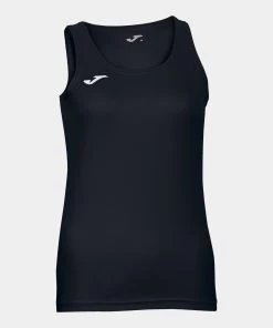 Ladies Sportswear & Fitness JOMA Ladies Diana Sports Vest -BLACK