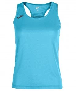 Ladies Sportswear & Fitness JOMA Ladies Siena Sports Vest -TURQUOISE