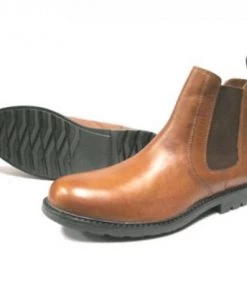 Mens Footwear Oaktrak Fergus Leather Dealer Boot -TAN