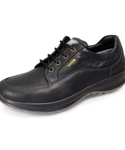 Grisport Livingston Waterproof Walking Shoe -BLACK Mens Footwear