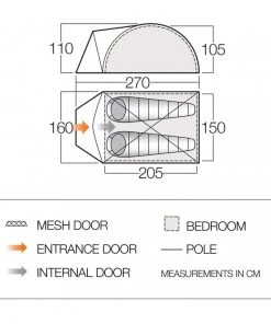 Tents Vango Alpha 250 2 Man Tent