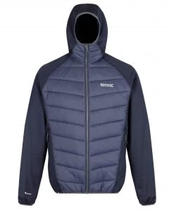 Regatta Mens Andreson IV Hybrid Jacket -NAVY/NAVY (L Only) Mens Jackets & Bodywarmers