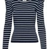 Jacqueline De Yong CEROL Long Sleeved Pullover -SKY CAPTAIN (S, L Only)