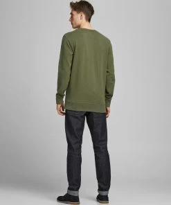 Jack & Jones JPRBLUDRIVER Sweatshirt -OLIVE Mens Hoodies & Sweatshirts