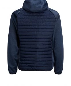 Jack & Jones JJEMULTI Hybrid Jacket -NAVY BLAZER Mens Jackets & Bodywarmers