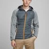 Mens Jackets & Bodywarmers Jack & Jones JJEMULTI Hybrid Jacket -GREY MELANGE