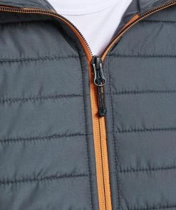 Mens Jackets & Bodywarmers Jack & Jones JJEMULTI Hybrid Jacket -GREY MELANGE