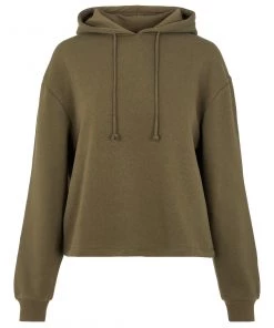 Ladies Hoodies & Sweatshirts Pieces CHILLI Hoody -OLIVE