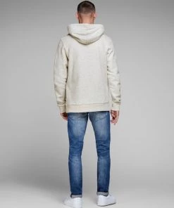 Jack & Jones JJECORP Hoody -LIGHT GREY