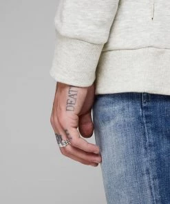 Jack & Jones JJECORP Hoody -LIGHT GREY