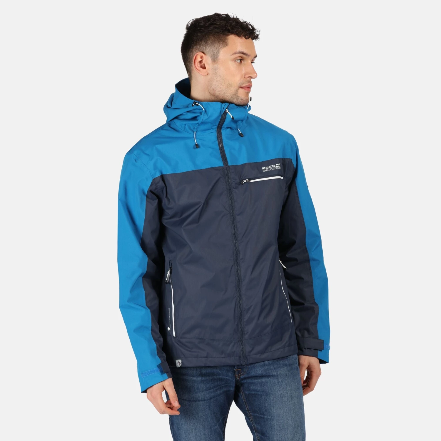 Mens Jackets & Bodywarmers Regatta Mens Highton Waterproof Jacket -NIGHTFALL