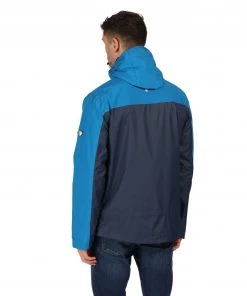 Mens Jackets & Bodywarmers Regatta Mens Highton Waterproof Jacket -NIGHTFALL