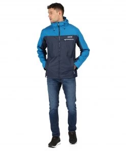 Mens Jackets & Bodywarmers Regatta Mens Highton Waterproof Jacket -NIGHTFALL