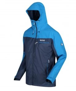 Mens Jackets & Bodywarmers Regatta Mens Highton Waterproof Jacket -NIGHTFALL