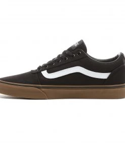 Mens Footwear Vans Mens Ward Canvas -BLACK/GUM