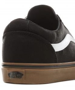 Mens Footwear Vans Mens Ward Canvas -BLACK/GUM