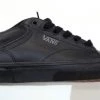 Mens Footwear Vans Mens Seldan Leather Tumble Shoe -BLACK/BLACK