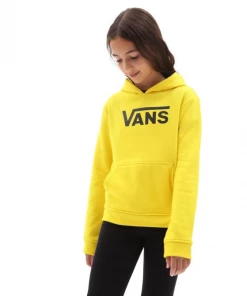 Kids Hoodies & Sweatshirts Vans Kids Flying V Hoody -YELLOW (12-14, 14+ Only)