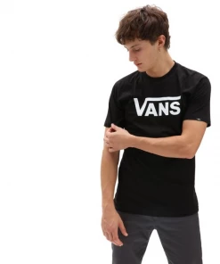 Vans Mens Classic Tee -BLACK/WHITE Mens Polos, Tees & Shirts