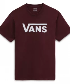 Mens Polos, Tees & Shirts Vans Mens Classic Tee -PORT/WHITE