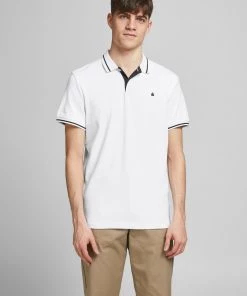 Jack & Jones JJEJERSEY Polo -WHITE