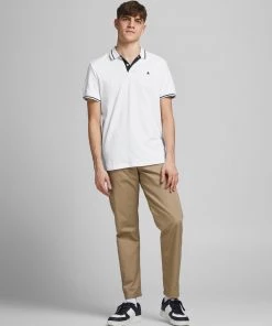 Jack & Jones JJEJERSEY Polo -WHITE