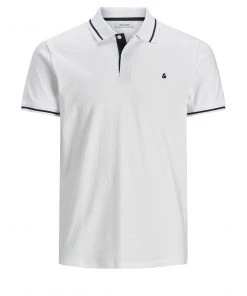 Jack & Jones JJEJERSEY Polo -WHITE
