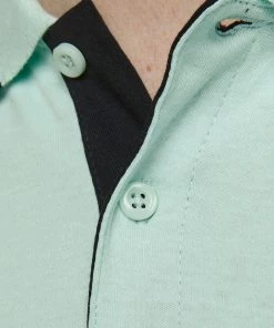 Mens Polos, Tees & Shirts Jack & Jones JJEJERSEY Polo -AQUA (M, XL Only)