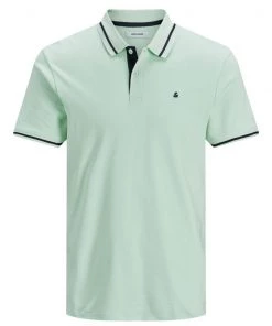 Mens Polos, Tees & Shirts Jack & Jones JJEJERSEY Polo -AQUA (M, XL Only)