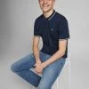 Jack & Jones JJEJERSEY Polo -NAVY BLAZER Mens Polos, Tees & Shirts