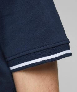 Jack & Jones JJEJERSEY Polo -NAVY BLAZER Mens Polos, Tees & Shirts