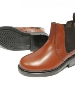 Oaktrak Kids Walton Leather Dealer Boot -CHESTNUT