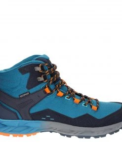 Mens Footwear Hi Tec Mens Verve Mid Waterproof Walking Boot -NAVY
