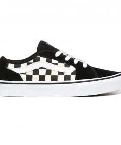 Ladies Footwear Vans Ladies Filmore Decon -BLACK/WHITE CHECK