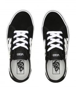 Ladies Footwear Vans Ladies Filmore Decon -BLACK/WHITE CHECK