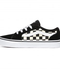 Ladies Footwear Vans Ladies Filmore Decon -BLACK/WHITE CHECK