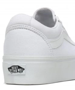 Ladies Footwear VANS Ladies Ward Platform Canvas -WHITE