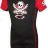 TWF Kids Pirate Shortie Wetsuit (Ages 1-6) -RED All