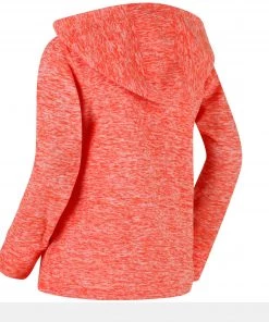 Regatta Ladies Chantile Overhead Fleece -NEON PEACH (18 Only)