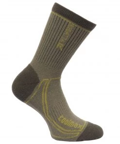 Regatta Mens 2 Season Trek Sock -DUSTY OLIVE