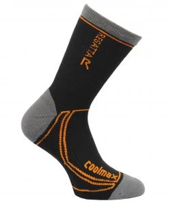 Regatta Mens 2 Season Trek Sock -BLACK Mens Accessories