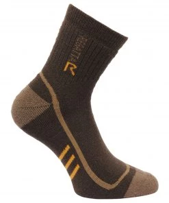 Mens Accessories Regatta Mens 3 Season Trek Sock -CLOVE