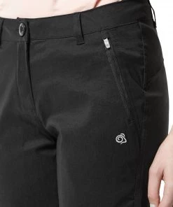 Ladies Trousers & Shorts Craghoppers Ladies Kiwi Pro Stretch Trousers CWJ1280 Black