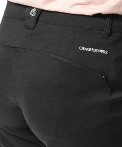 Ladies Trousers & Shorts Craghoppers Ladies Kiwi Pro Stretch Trousers CWJ1280 Black