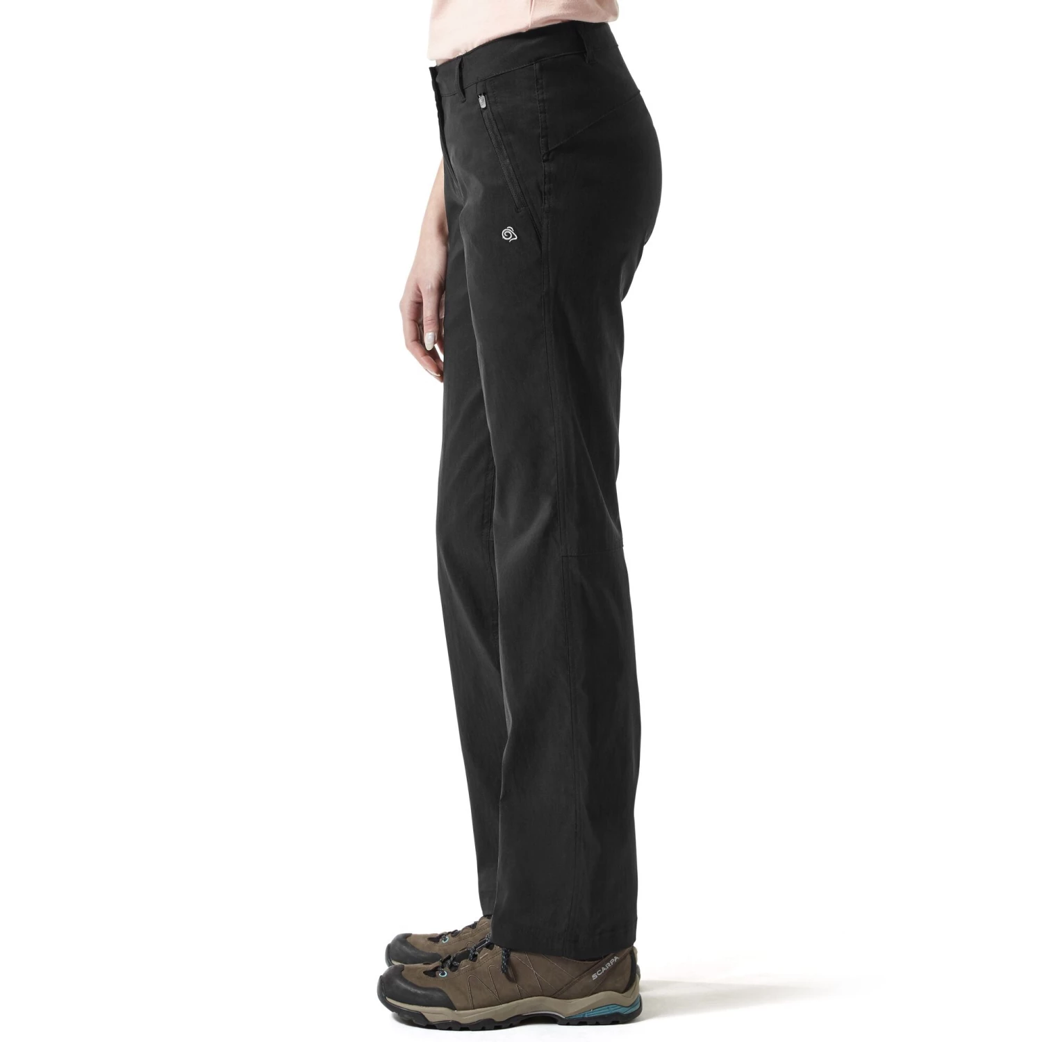 Ladies Trousers & Shorts Craghoppers Ladies Kiwi Pro Stretch Trousers CWJ1280 Black