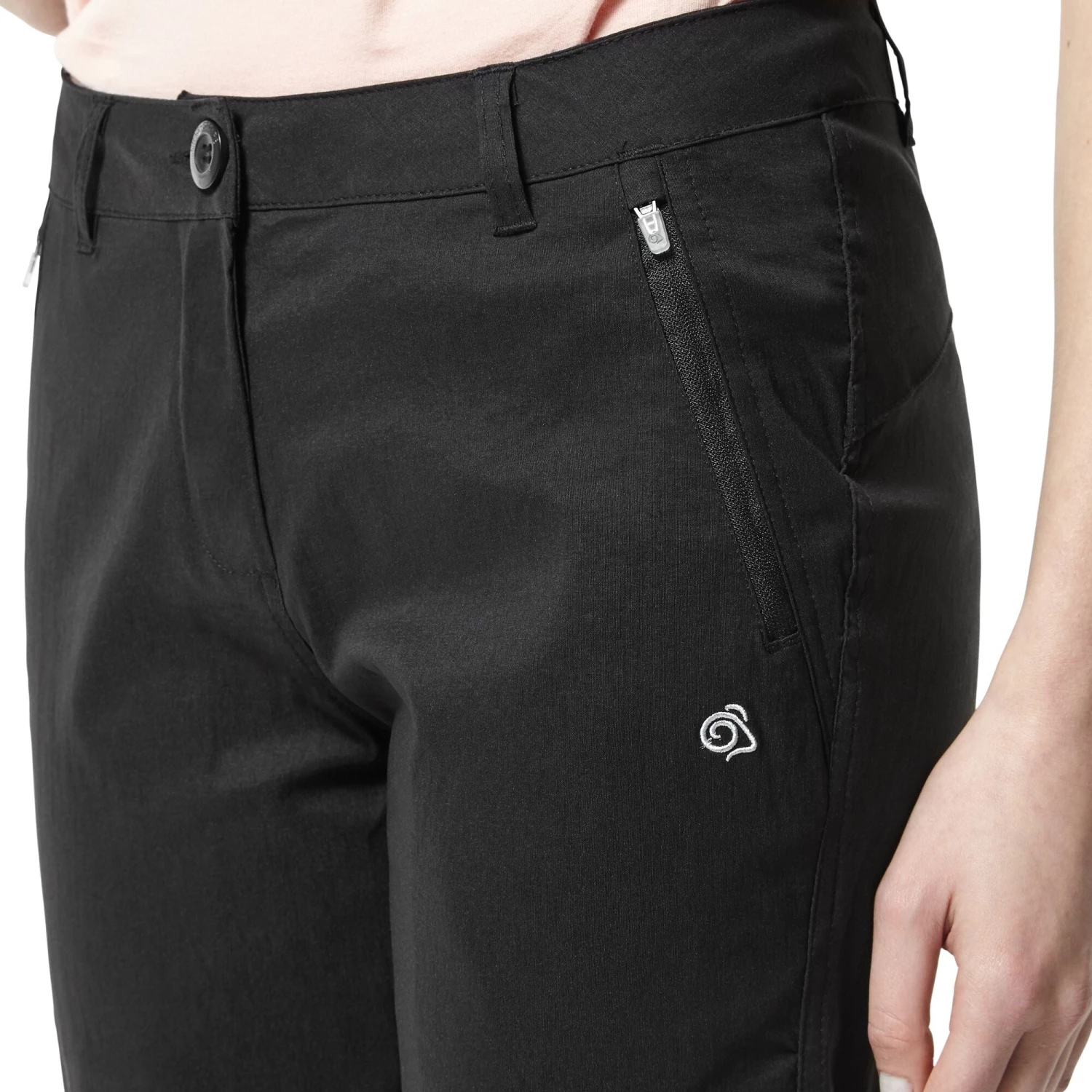 Ladies Trousers & Shorts Craghoppers Ladies Kiwi Pro Stretch Trousers CWJ1280 Black