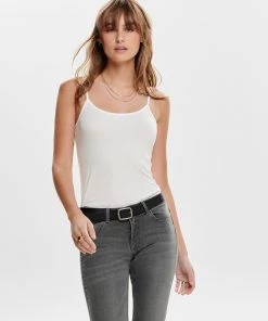 Jacqueline De Yong AVA Singlet -CLOUD DANCER